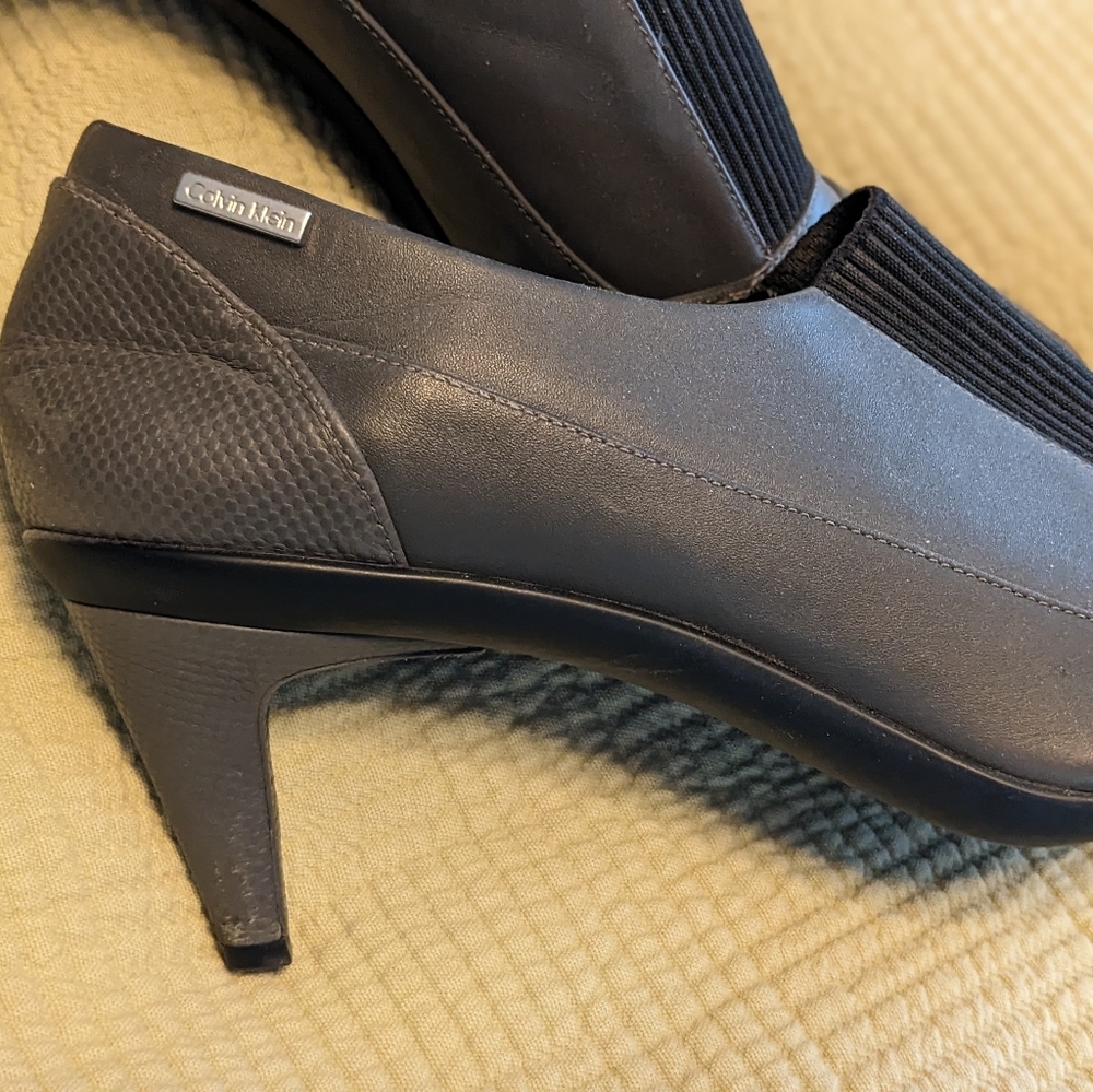 Grey Calvin Klein Booties - Picture 2 of 7